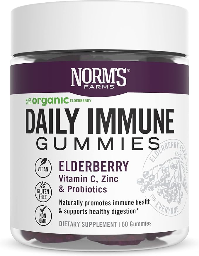 Norm's Farms Daily Immune and ElderKids 120 Gummies