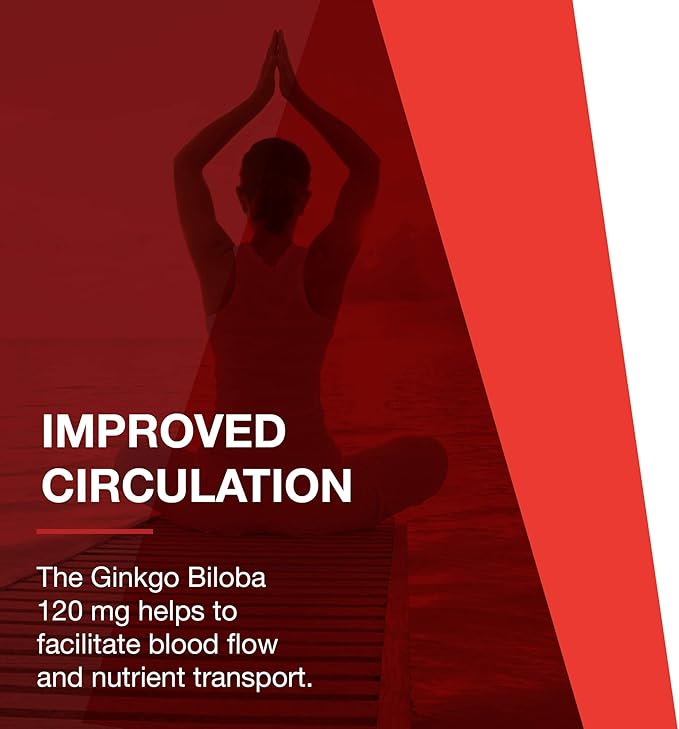 Protocol Ginkgo Biloba with Eleuthero Herbal Supplements 100 Veg