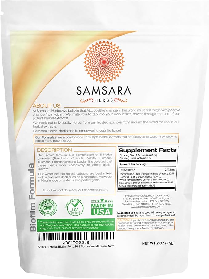 Biofilm Formula Herbal Powder (2oz/57g) 20:1
