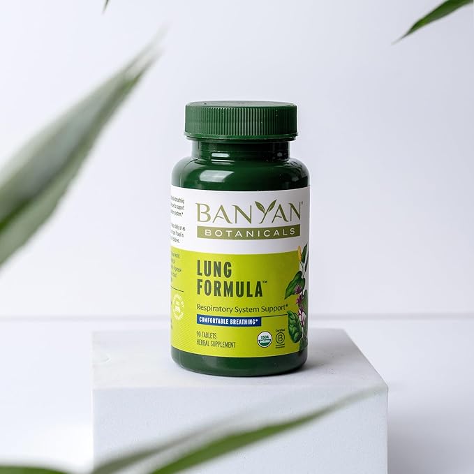 Banyan Botanicals Lung Formula – Organic 90 Tablets