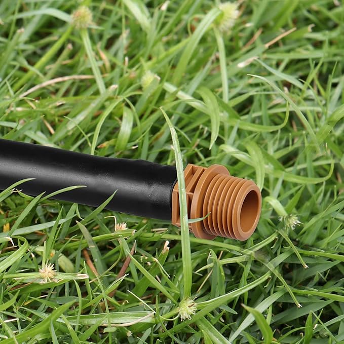 1/2 Inch Threaded Drip Irrigation Male Adapter:Drip Irrigation Universal PVC Adapter 1/2" Male Pipe Thread (MNPT) x 1/2" Barb Coupling Swing Pipe Irrigation Fittings (10 Pack)