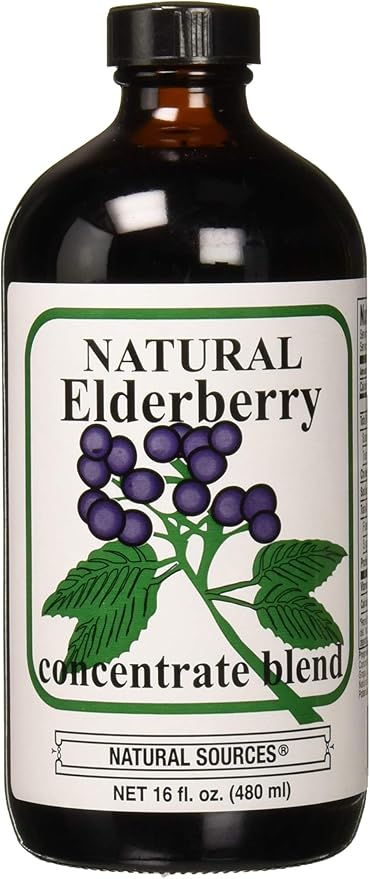 Natural Sources Elderberry Concentrate, 16 Fluid