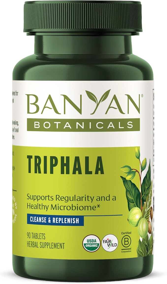 Banyan Botanicals Triphala Tablets 90 Tablets