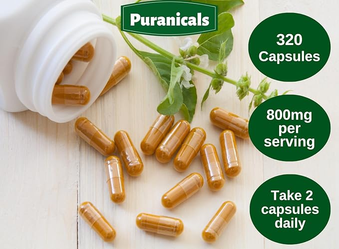 Haritaki Premium 320 Capsules Immunity Booster 800 mg 100% Pure