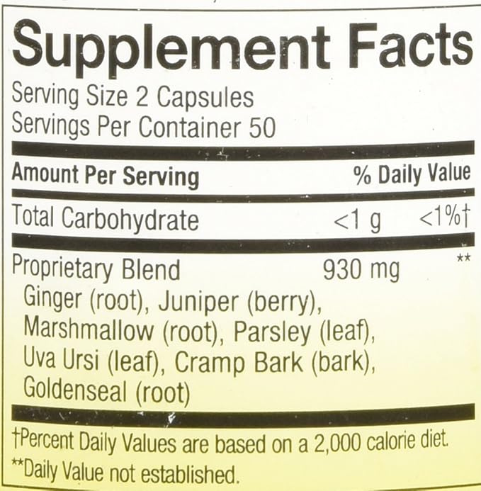 Nature's Way Kidney Bladder, Traditional Herbs 900mg Per 100 Vegan 2)