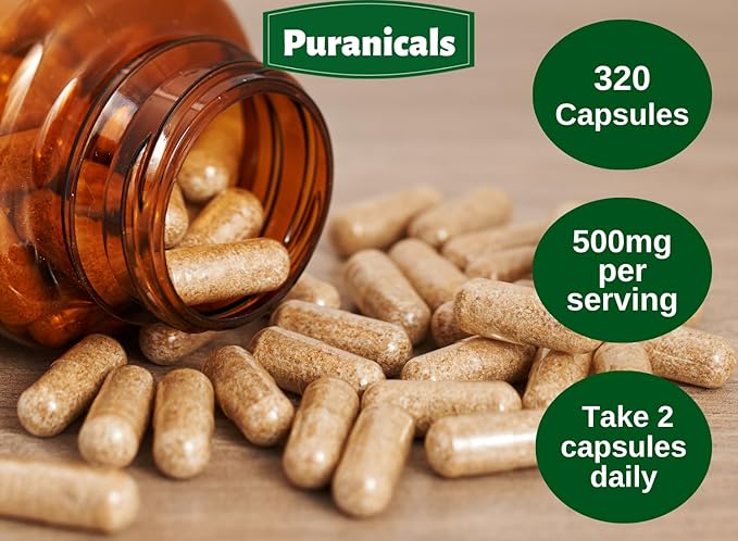 Guduchi Premium 320 Capsules Non GMO 500 mg 100% Pure