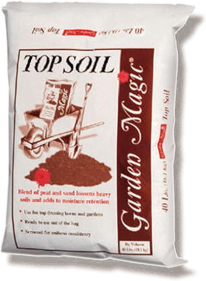 40 Pound Bag of Indoor and Outdoor Organic Planting and Potting Topsoil Mix with Perlite and Peat Mix for Gardening, 4 Pack