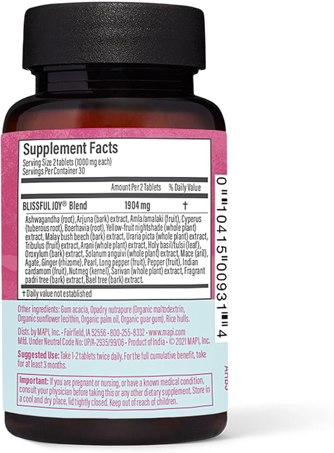 Maharishi Ayurveda - Blissful Joy Mood (60 Herbal 1000 mg)