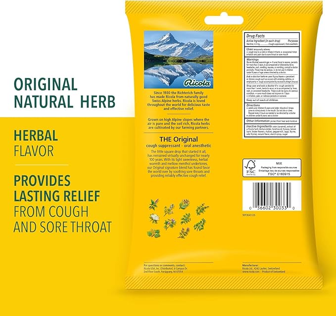 Ricola Original Herb Cough Drops, 45 2)