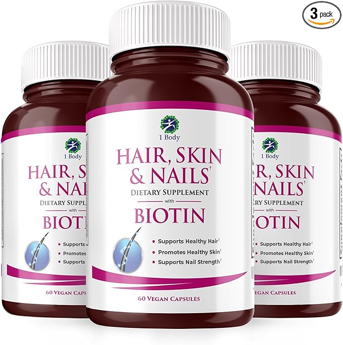 Hair Skin and Nails Vitamins 3 Pack 25 Other