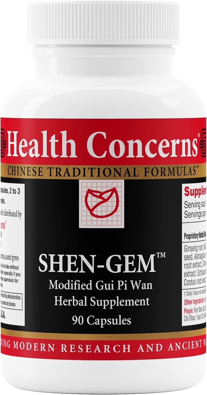 Health Concerns Shen-Gem 90 Capsules