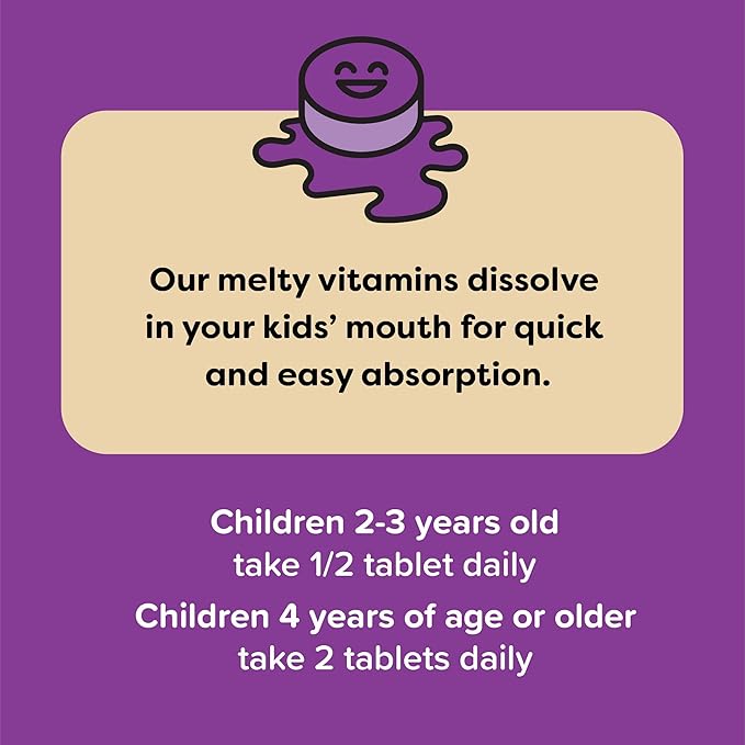 Renzo's Picky Eater Kids Multivitamin with Iron D3 & K2 and 60 Sugar-Free
