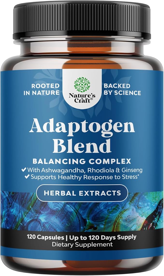 Herbal Adaptogen Mood Support Supplement -120ct