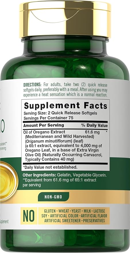 Carlyle Oregano Oil Extract 150 Softgel