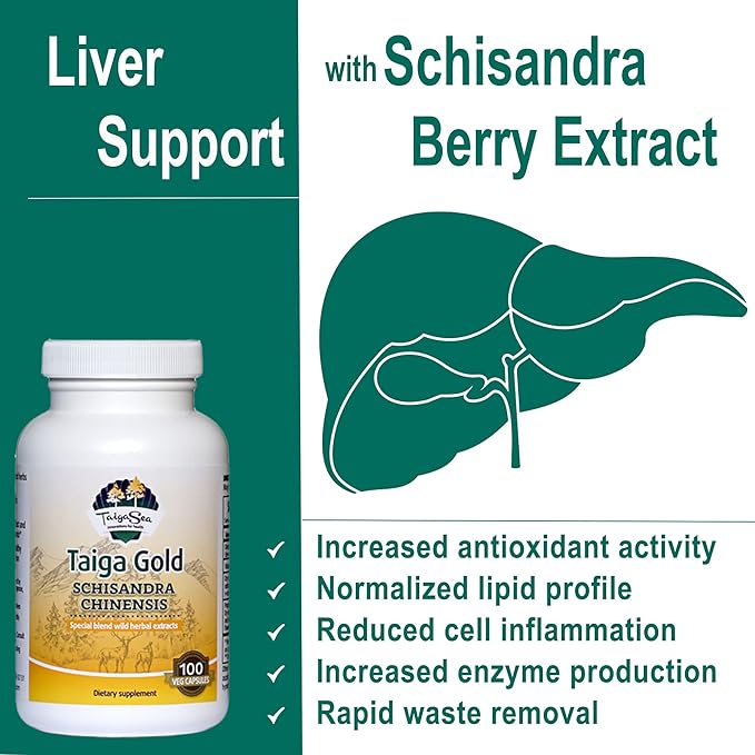 Schisandra Chinensis Supplement, Wild Siberian Herbal 100 Vegetarian
