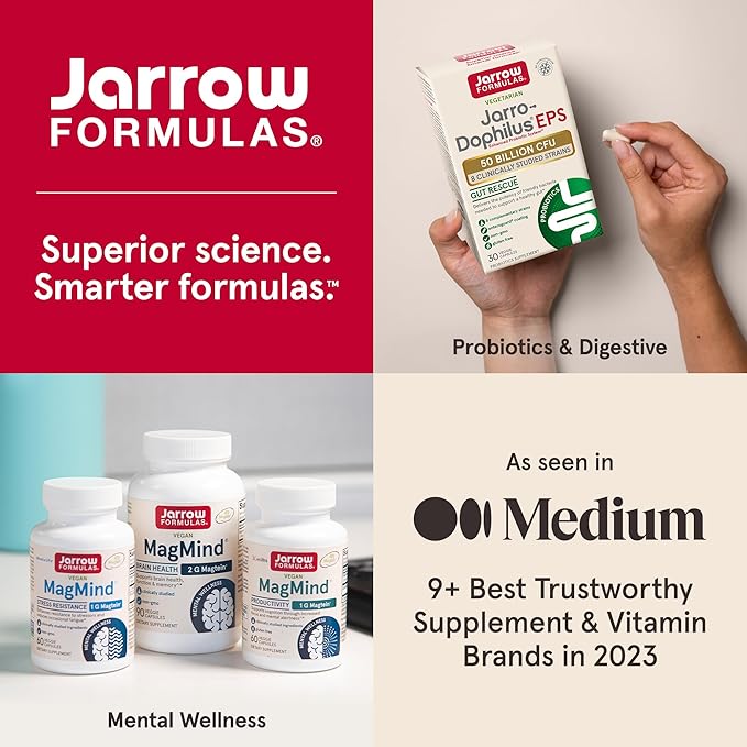 Jarrow Formulas Green Tea Herbal Antioxidant 500 mg, 100 Capsules, 100 Day