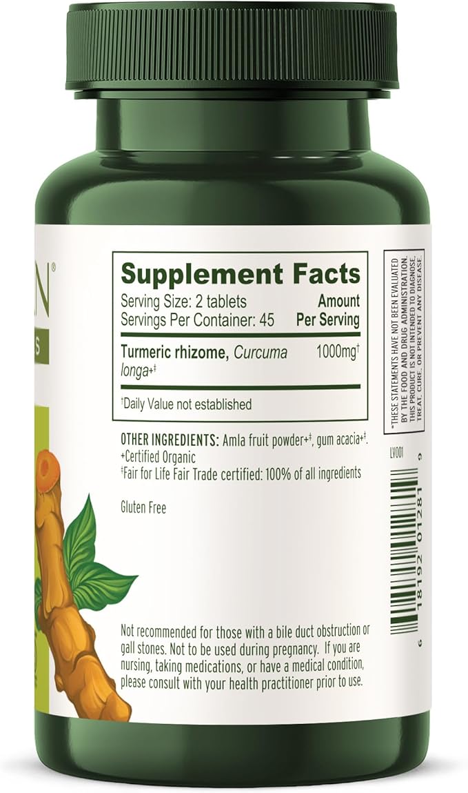 Banyan Botanicals Turmeric Tablets – Organic 90 tablets