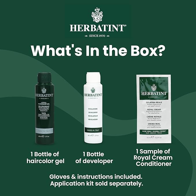 Herbatint Permanent Haircolor Gel, 8D Light 4 Fl