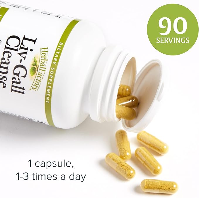 HerbalFactors by Natural Factors, Liv-Gall Cleanse, 90 capsules