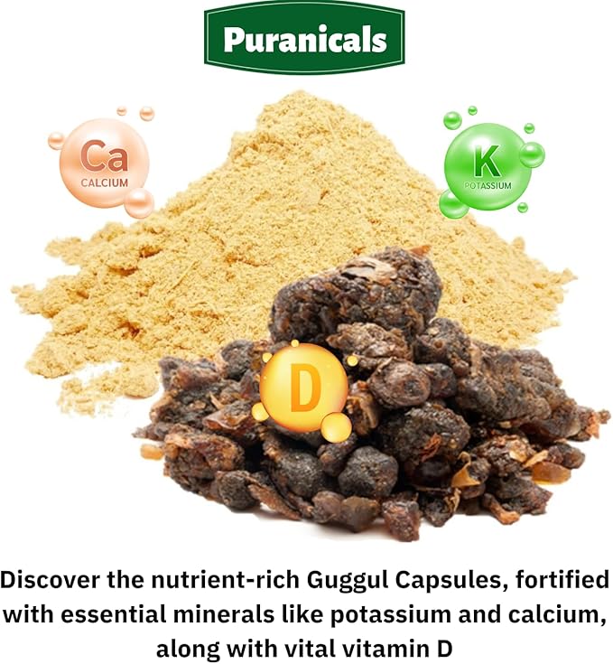 Guggul Premium 320 Capsules Non GMO 800 mg 100% Pure