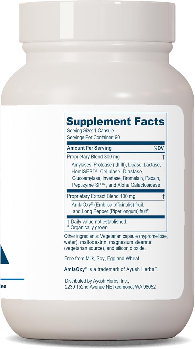 Ayush Herbs Vegenzyme Plus, Plant Based 90 Vegetarian