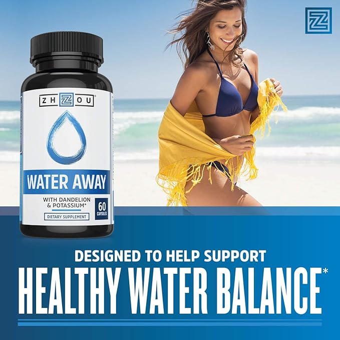 Zhou Water Away Herbal Formula 60 Capsules