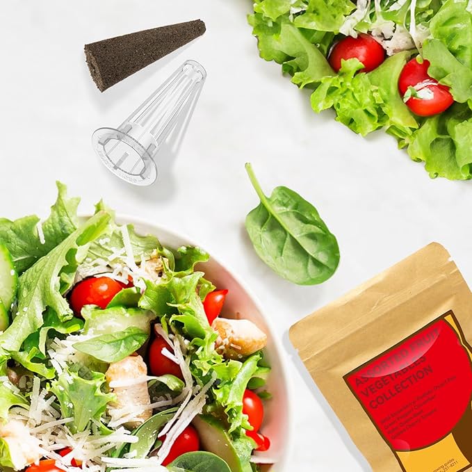 inbloom Fruit Seed Pod Kit for AeroGarden, iDOO, Ahopegarden, MUFGA Hydroponic Growing System, 12-Pod, 350+ Seeds Included Strawberry, Cucumber, Green Pepper, Golden Tomato, Radish, Dwarf Pea, Beet