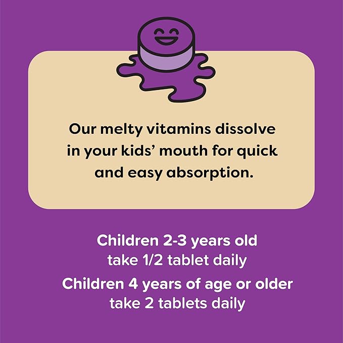 Renzo’s Picky Eater Kids Multivitamin with Iron D3 & K2 and 60 Sugar-Free