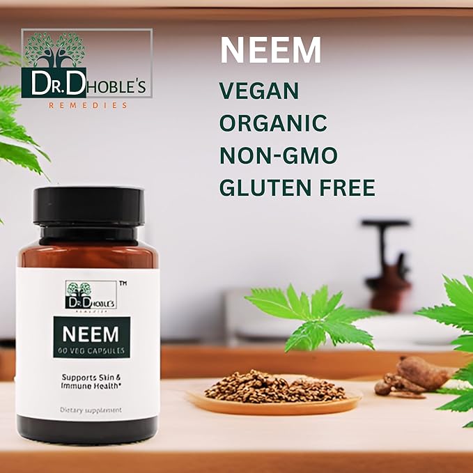 Neem Organic Herbal Supplement 60 Capsules