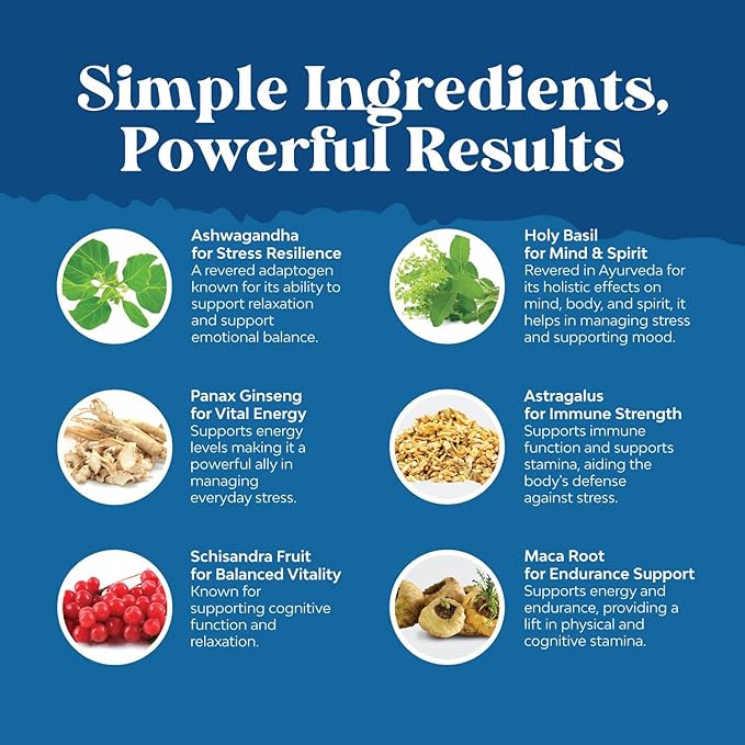 Herbal Adaptogen Mood Support Supplement -180ct