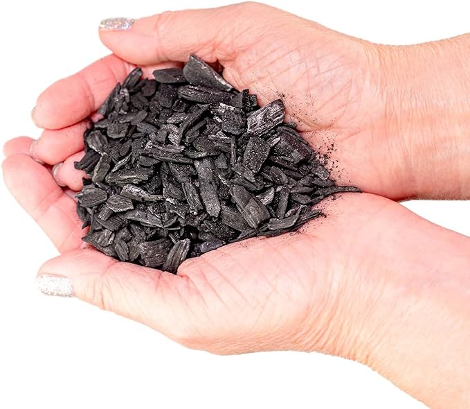 Premium Horticultural Charcoal for Indoor Plants - 2 Quart - Black Diamond Soil Amendment for Orchids, Terrariums, and Gardening by Gardenera