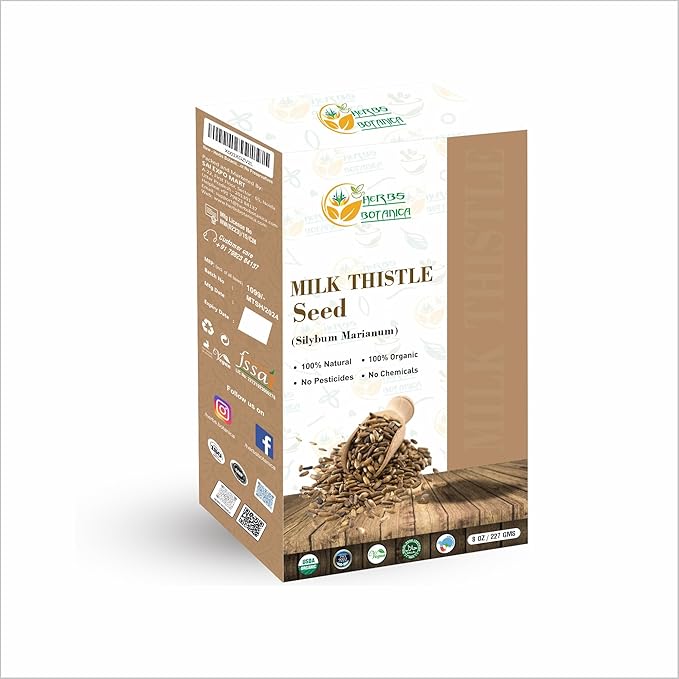 Milk Thistle Herb Seeds Semilla De 1/2 lb 8 oz