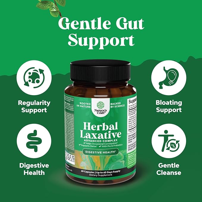 Herbal Laxative Capsules with Probiotics –