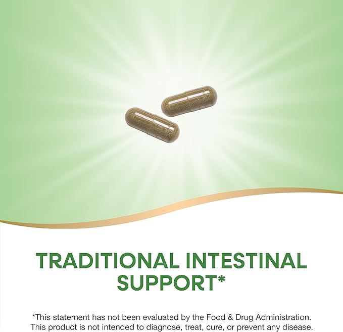 Nature's Way Herbal Neem Leaf, Traditional 950 mg 2-Capsule Serving, 100 Capsules
