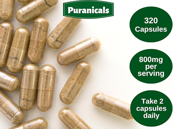 Guggul Premium 320 Capsules Non GMO 800 mg 100% Pure