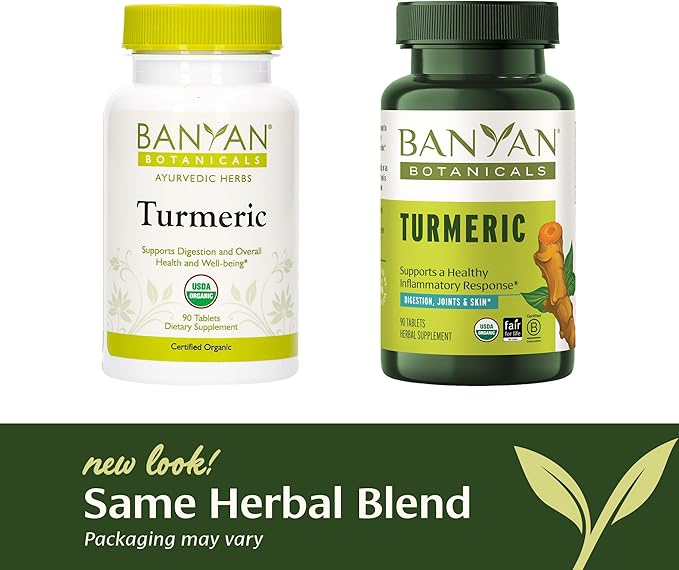 Banyan Botanicals Turmeric Tablets – Organic 90 tablets