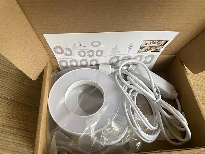 Ceiling Grow Lights for Indoor Plants, 144 LEDs Full Spectrum Halo LED Plant Light, with 3/9/12H Auto Timer Switch, 3 Colors,10 Dimming, Plant Lights for Small Plants, 3 Head