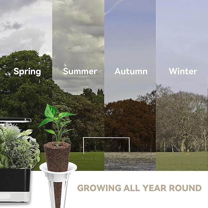 inbloom Flower Seed Pod Kit for AeroGarden, iDoo, Ahopegarden, GARDENCUBE, MUFGA Hydroponics, 7 Pods (350+ Seeds with Coneflower, Petunia, Snapdragon, French Marigold, Dahlia)