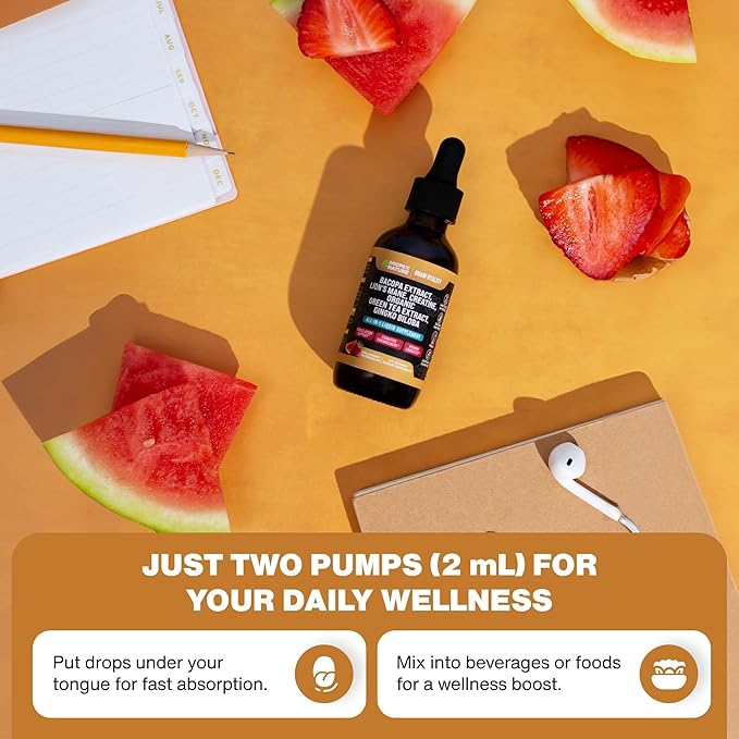 Creatine & Bacopa Liquid Drops 60mL)