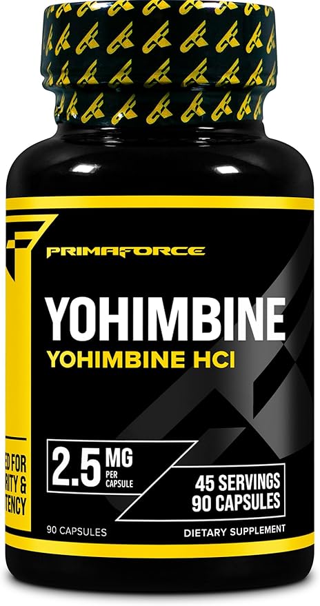 PrimaForce Yohimbine HCl 2.5mg, 90 Capsules