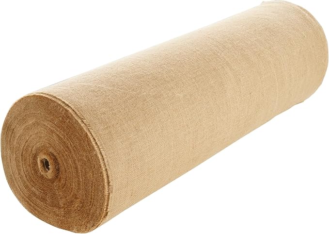 VEVOR Burlap Fabric Roll, 40” x 300 ft High Density Natural Jute Fiber Material for Outdoor Plant Care, Tree Wrap Roll, Decor, DIY Crafts, Wedding, Garden Weed Barrier, Plants & Trees Winter Covering