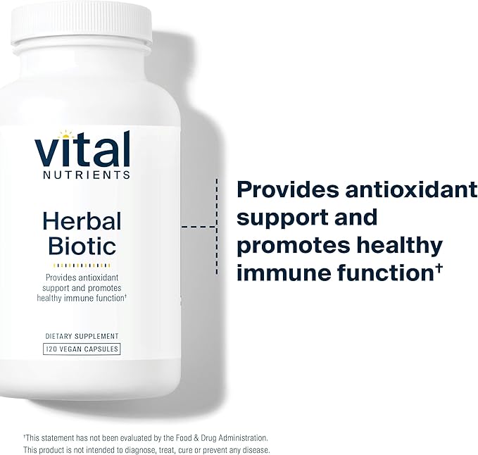Vital Nutrients Herbal Biotic 120 Capsules