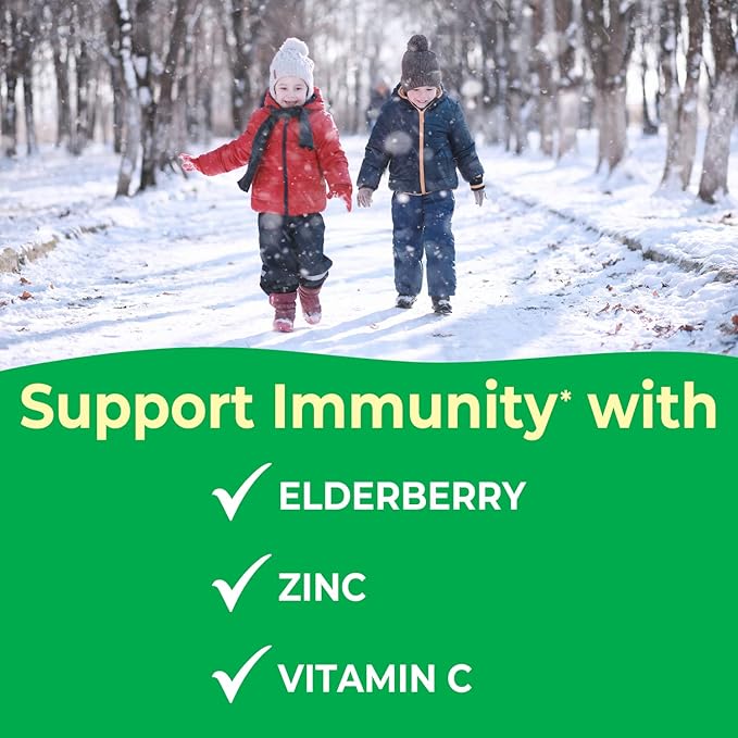 Kids Elderberry With Zinc and Vitamin C 120 Chewables