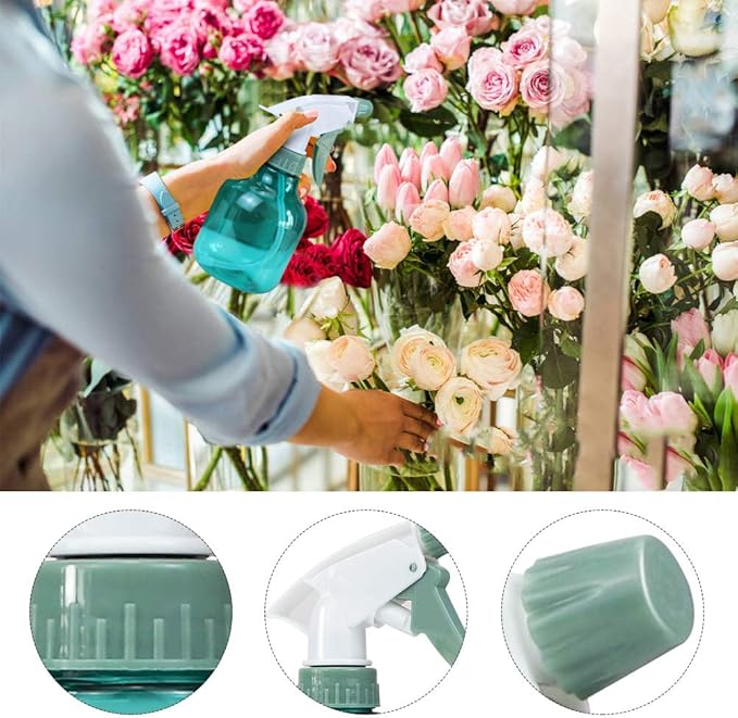 Garden Tools Set with 3 Pcs Aluminum Gardening Tools, 1 Pc Pruning Shear, 1 Pc Mister Spray Bottle, 1 Pc Foam Kneeler,1 Pair Garden Gloves with Claws and 1 Pc Gardener Bag, Gifts for Mom Dad
