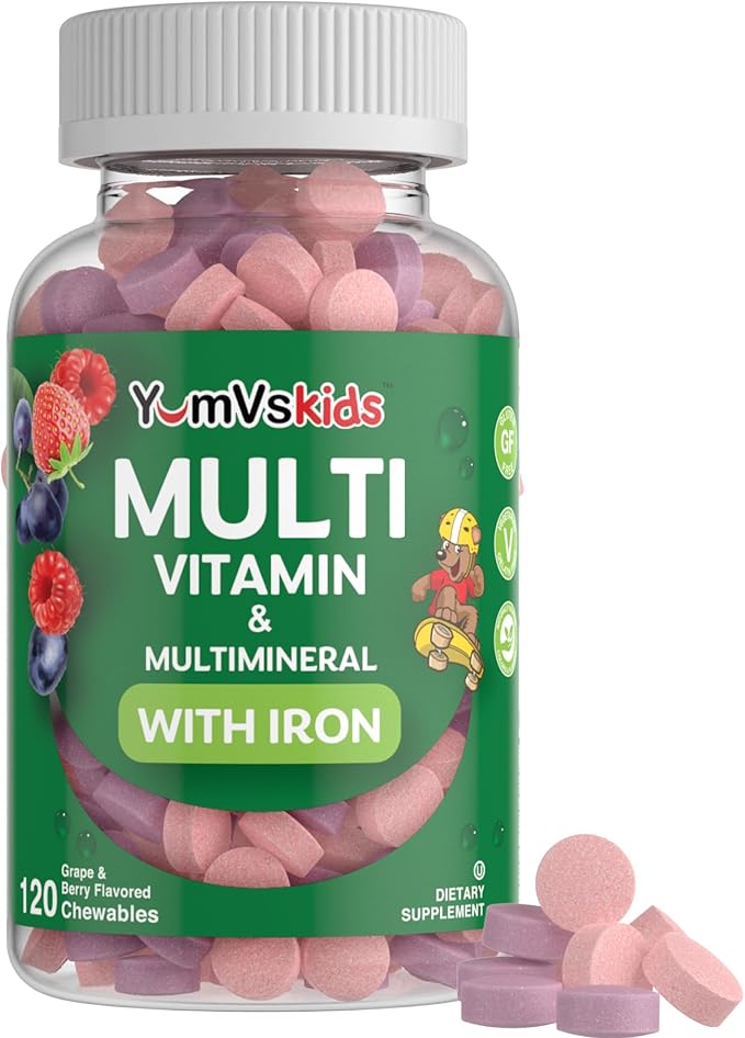 YumVs Complete Kids Multivitamin with Iron 2 Year (120 Tablets)