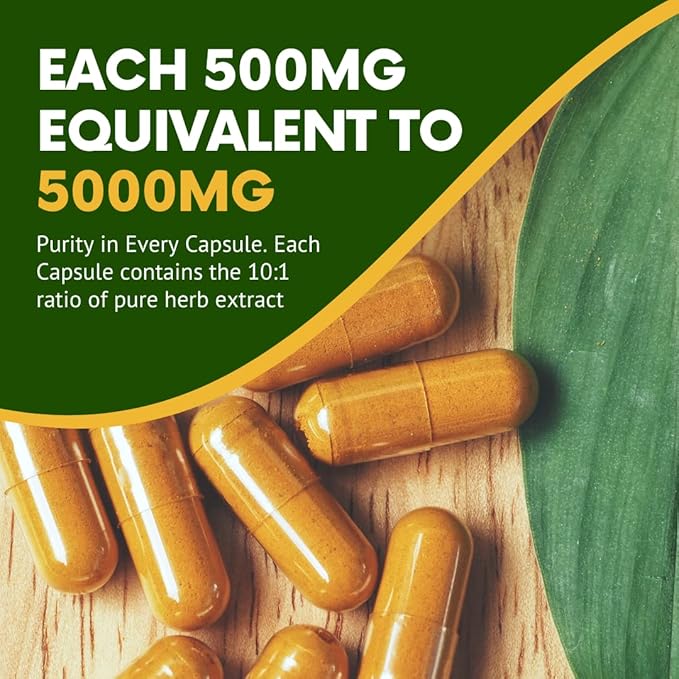 Kuffox Respiratory Support Lung Function Herbal 5000 mg 60 Capsules
