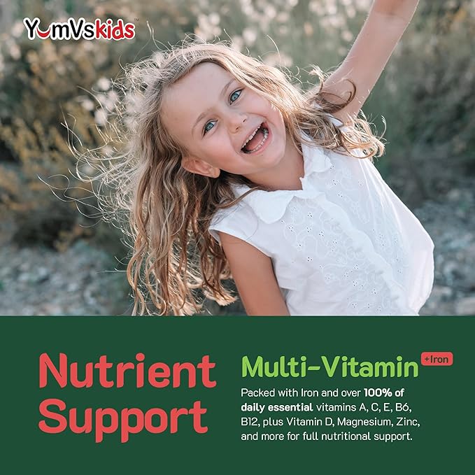 YumVs Complete Kids Multivitamin with Iron 2 Year (120 Tablets)
