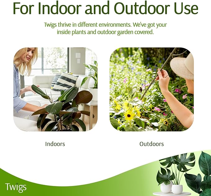 Plant Support Stakes, Stem Holder Structures for Indoor & Outdoor Use, Garden Accessories for Climbing & Potted Plants, Trellis Alternative - Moonstone, 10 Pack, 22" L, Original