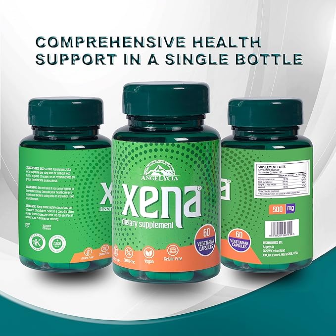 | Ashwagandha Supplements | Xena Herbal 60 Vegetarian 500 mg.