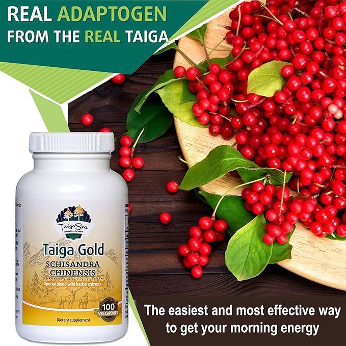 Schisandra Chinensis Supplement, Wild Siberian Herbal 100 Vegetarian